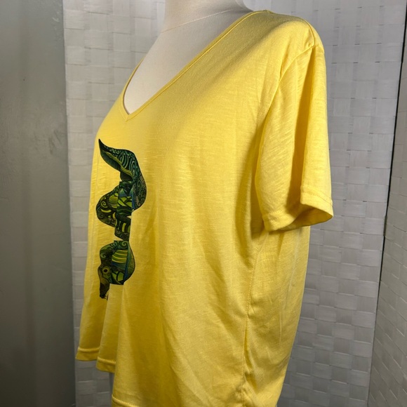 Yellow Eel Graphic T-Shirt - Picture 4 of 5